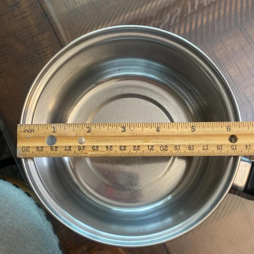 Ekcoware stainless steel pan with lid copper bottom